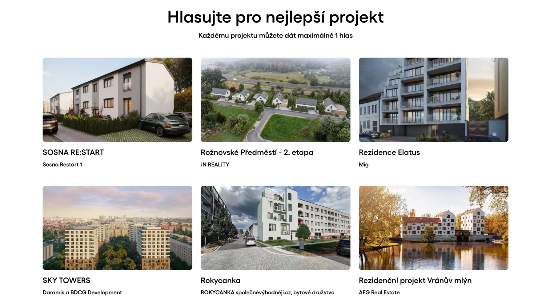 Projekt SOSNA RE:START byl nominován na Realitní projekt roku 2026